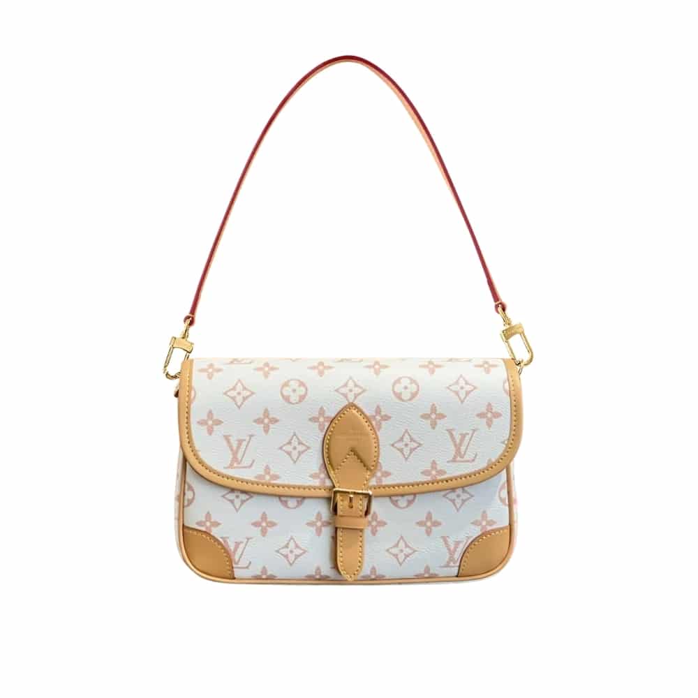 Louis Vuitton Diane Monogram Cream Beige 25Cm