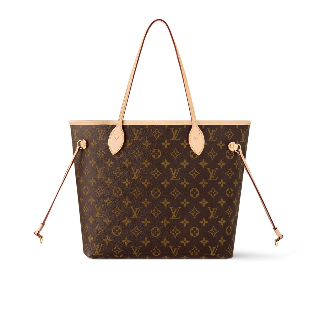 Louis Vuitton Neverfull MM Monogram Canvas Beige 31Cm M46975
