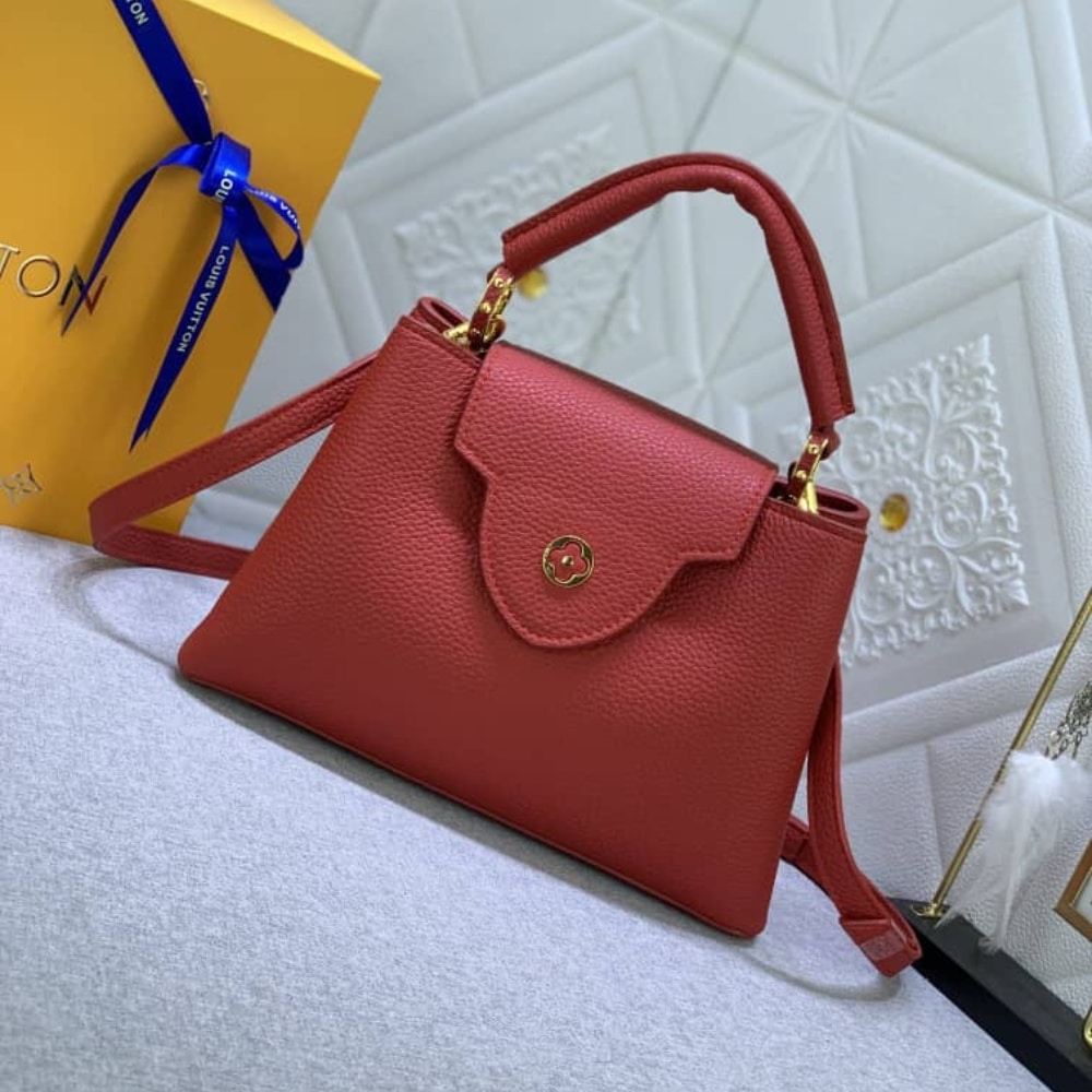 Louis Vuitton Capucines BB Bag Scarlet Red 27Cm M52689 - Image 6