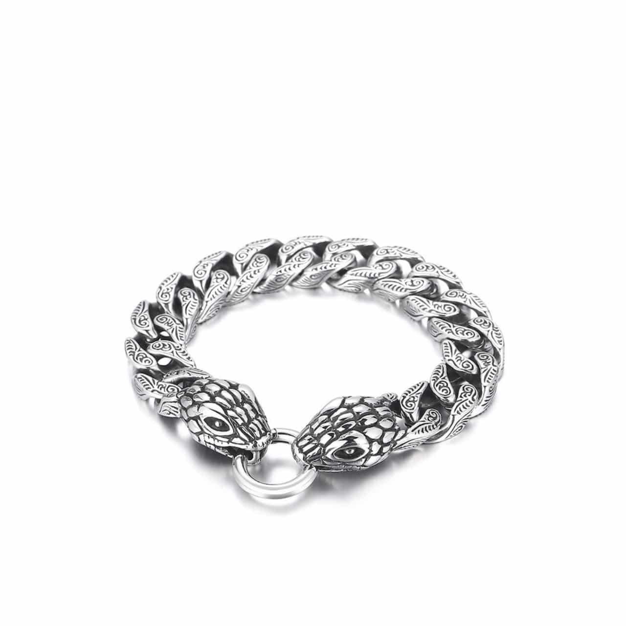 Gucci Snake Bracelet Silver
