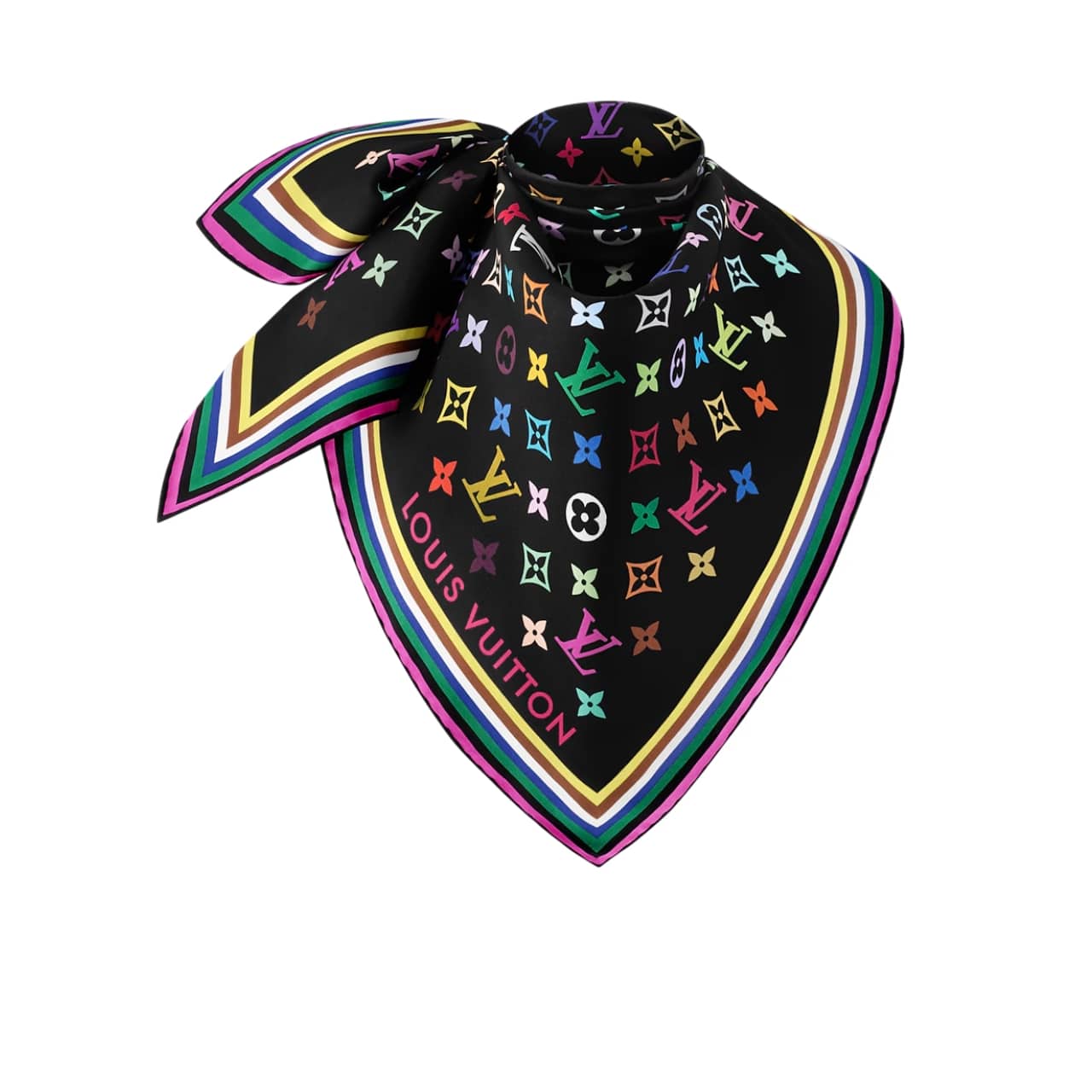 Louis Vuitton X Murakami Monogram Multicolor Black 90Cm M96095