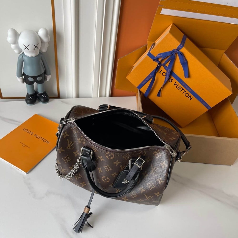 Louis Vuitton Speedy Soft 30 Dark Brown 30Cm M12243 - Image 9