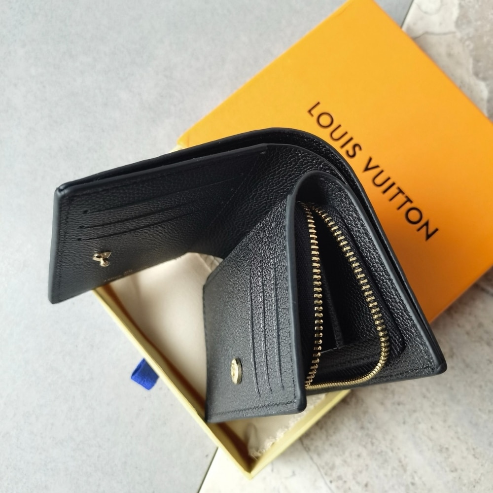 Louis Vuitton Cléa Wallet Monogram Empreinte Leather Black 11Cm M80151 - Image 5