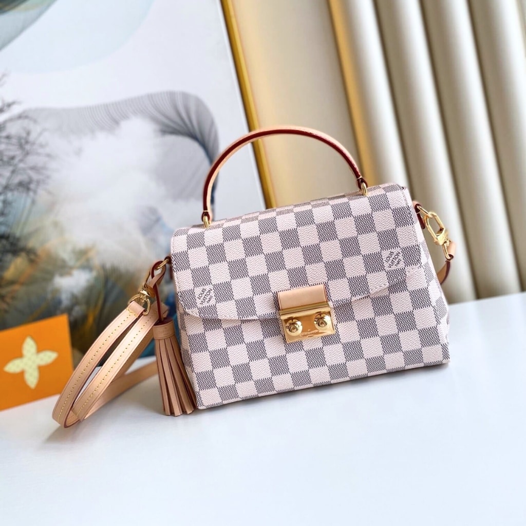 Louis Vuitton Croisette Damier Azur Canvas 24Cm N41581 - Image 2