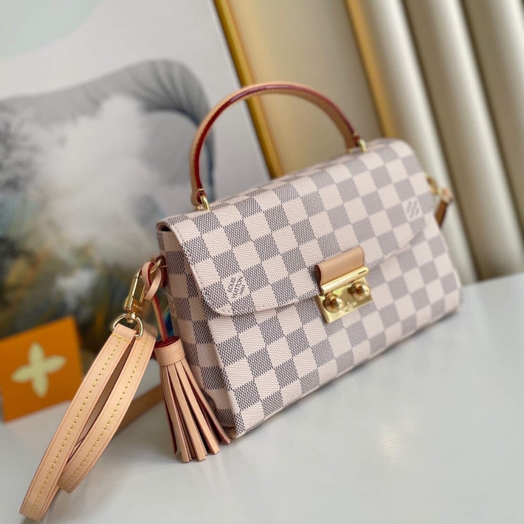 Louis Vuitton Croisette Damier Azur Canvas 24Cm N41581 - Image 3