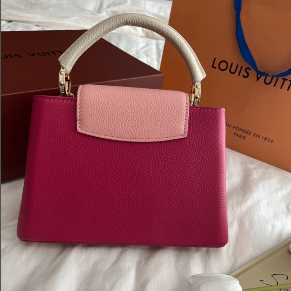 Louis Vuitton Capucines BB Bag Dark Pink 27Cm M20845 - Image 4