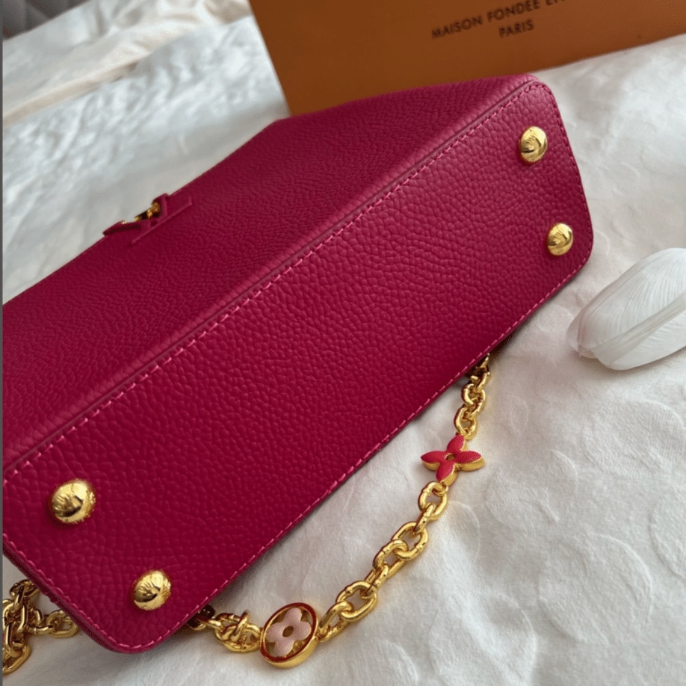 Louis Vuitton Capucines BB Bag Dark Pink 27Cm M20845 - Image 6