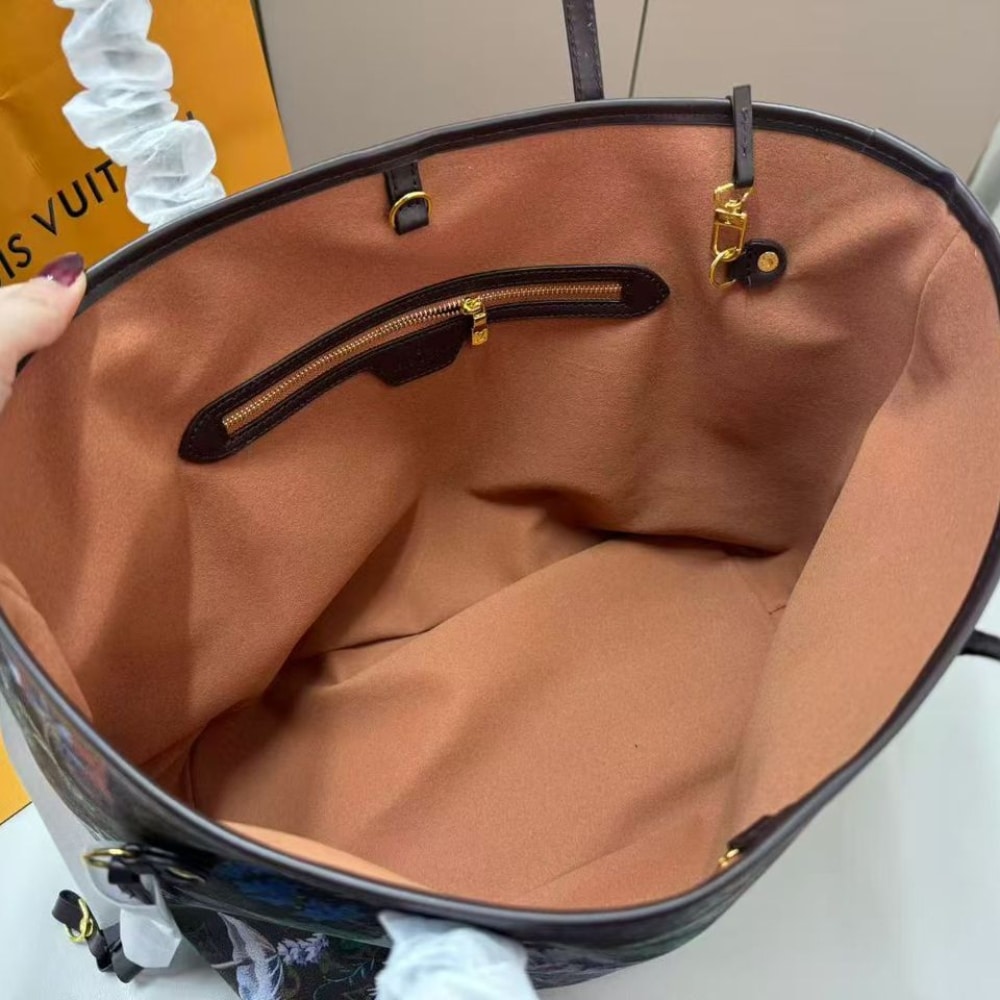Louis Vuitton Neverfull MM Tote Bag Monogram Canvas Ebene 31cm M28918 - Image 9