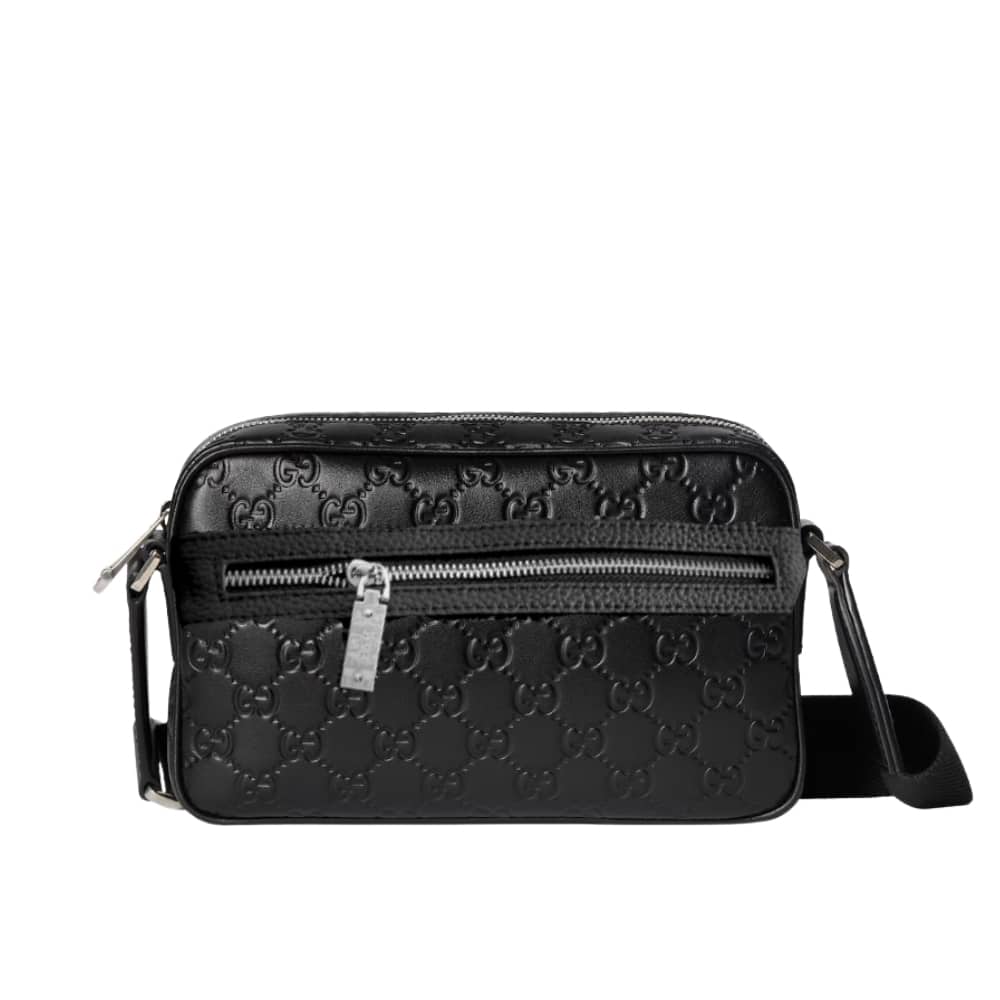 Gucci Gg Emblem Small Crossbody Bag Black 27Cm 850242 Aafom 1053