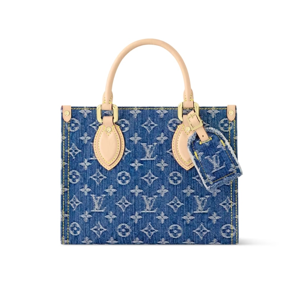 Louis Vuitton Onthego PM Denim Blue 25Cm M14633