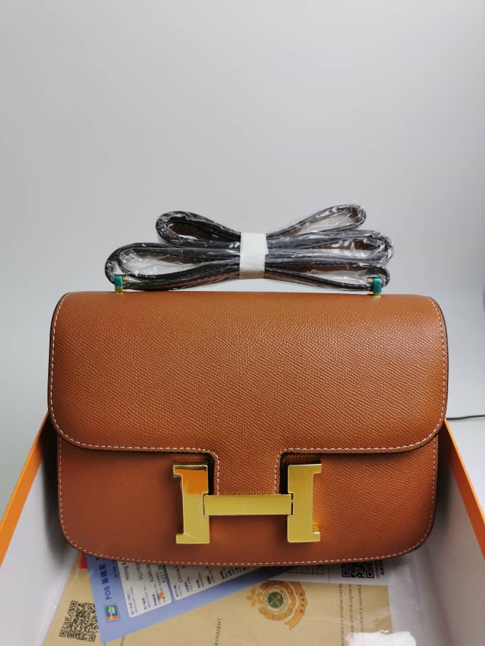 Hermes Constance 24 Togo Leather Gold Hardware Brown 24cm - Image 2