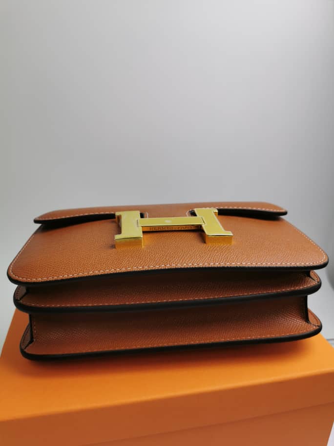 Hermes Constance 24 Togo Leather Gold Hardware Brown 24cm - Image 4