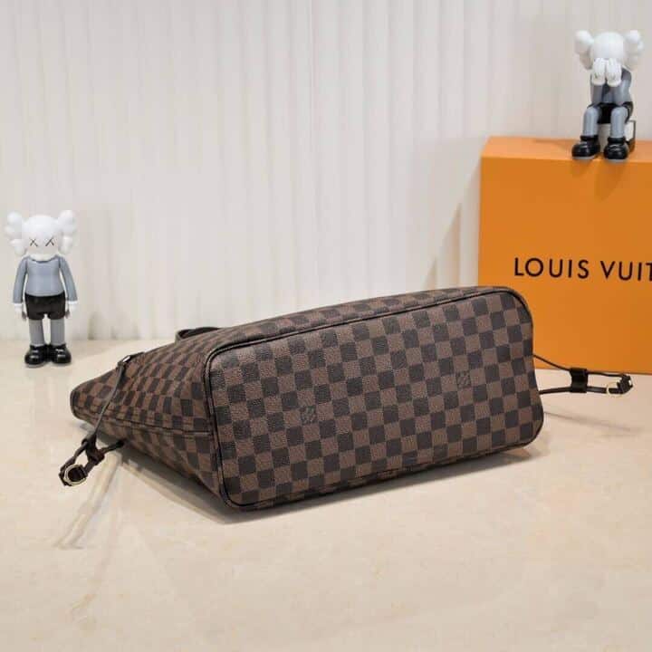 Louis Vuitton Neverfull MM Damier Ebene Cerise Red 31Cm N40599 - Image 5